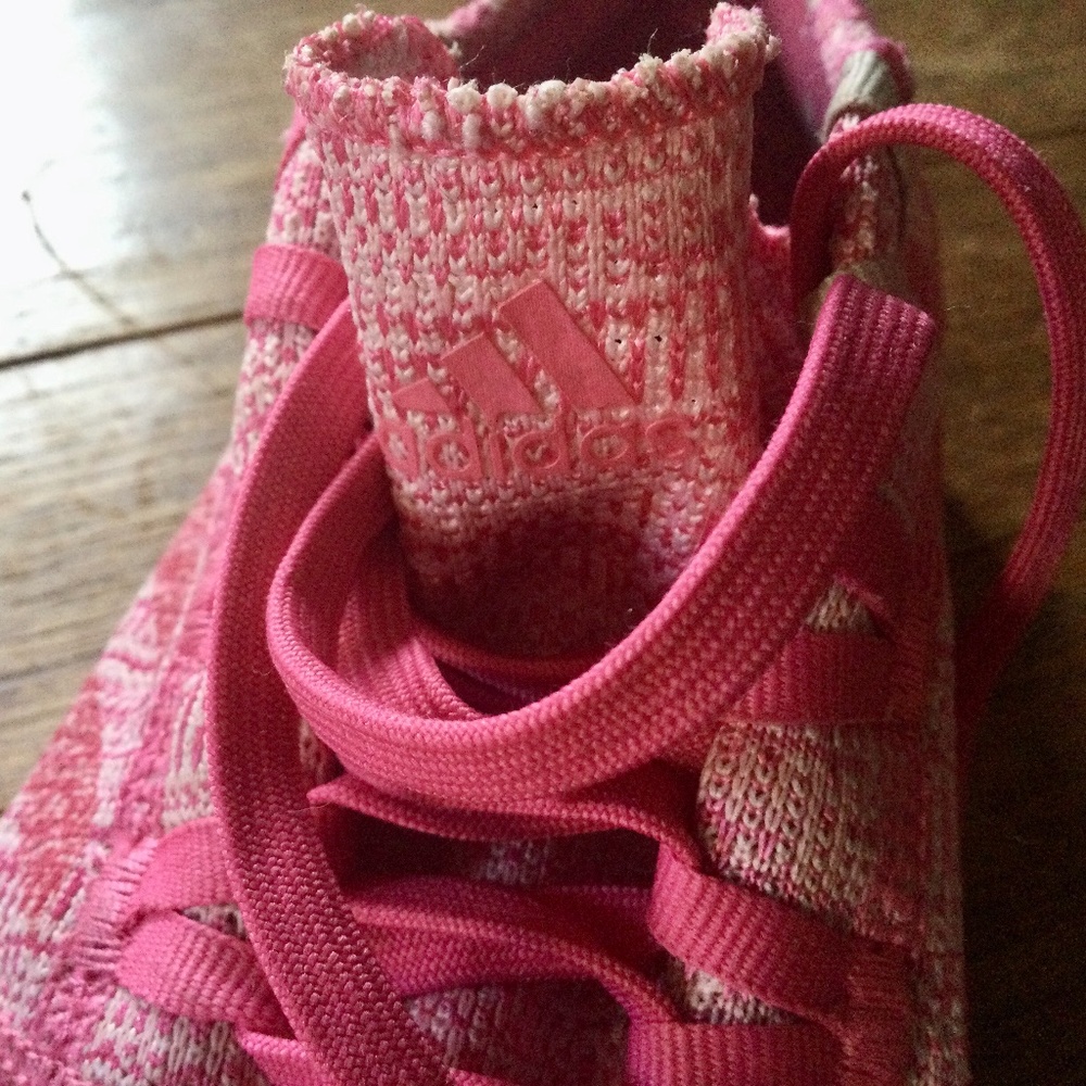 ADIDAS PUREBOOST GO PUREBOOST PINK WHITE - Picture 5 of 8